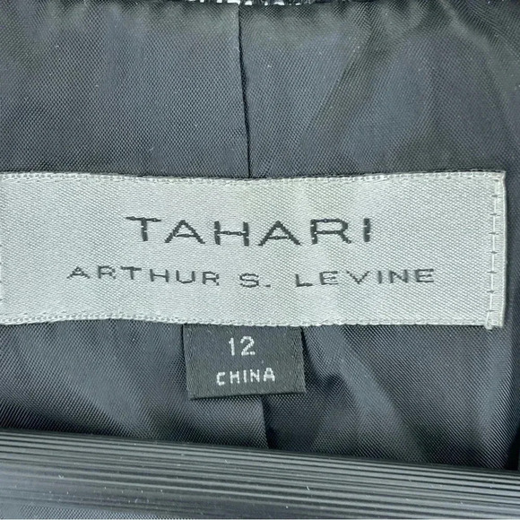 Tahari Womens Size 12 Textured Blazer 1698 - Picture 5 of 11